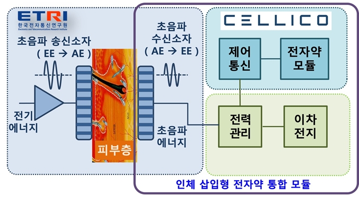 셀리코,%20ETRI%20'초음파%20무선충전'%20기술이전%20받아…%20이식형%20전자약%20기술%20개발%20가속화