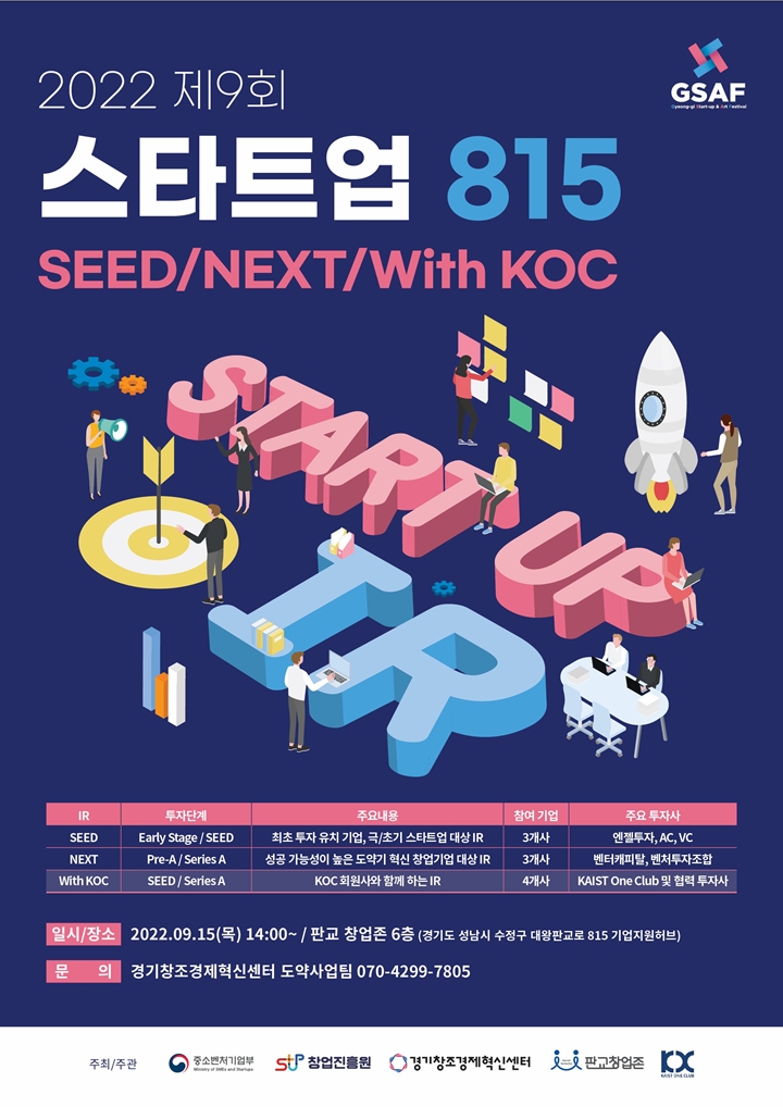 판교%20창업존%20운영기관%20경기창조경제혁신센터(이하%20경기혁신센터)가%20‘제9회%20스타트업%20815’%20IR을%20성공적으로%20마무리했다고%20밝혔다.
